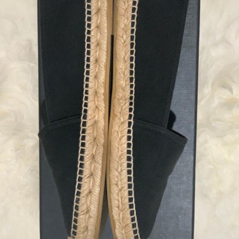 Designer black espadrilles - Picture 4 of 5